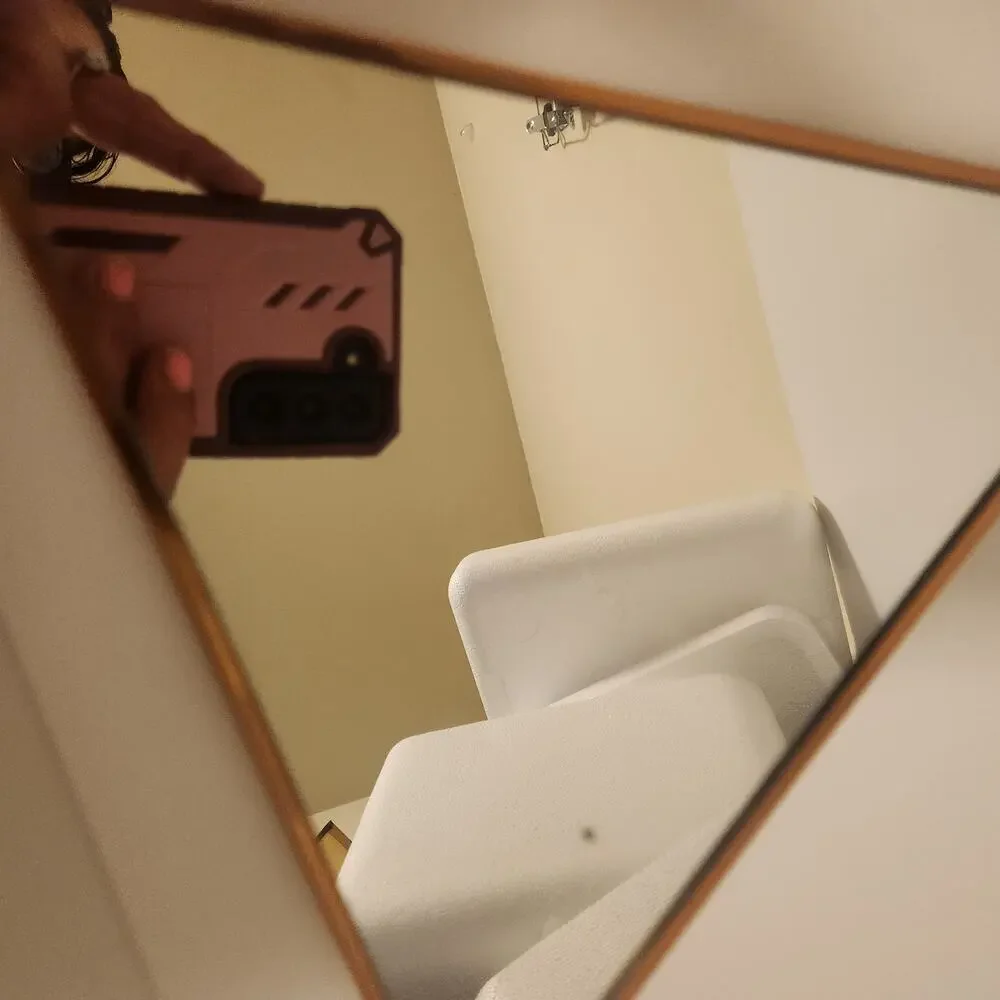 3 Piece Hanging Triangle mirror's 8x9